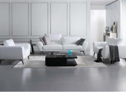 Leather Suite Complete Set - Noble Designer Sofas Living Room Seating Furniture