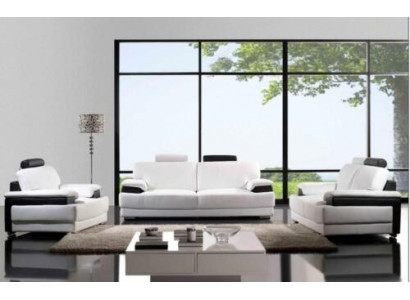 Sofa living room set leather sofa couches seating set sofa upholstery couch 3-piece armchair