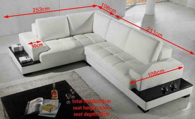 Living landscape corner couch L-shaped sofa corner sofa couch set upholstery