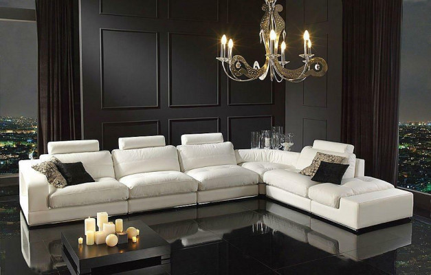 Living room landscape corner set sofa sectional couch set upholstered corner couch