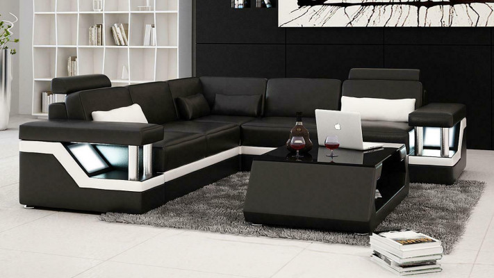 Leather corner sets sofa upholstery seating area designer upholstered corner couch
