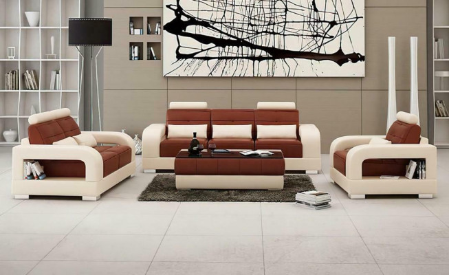 Sofa set upholstery 3+1+1 seater set design sofas couches leather modern