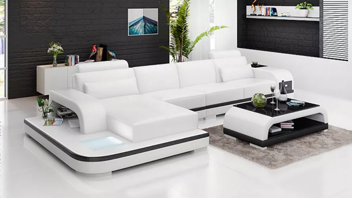 Design living landscape corner sofa upholstered corner suite leather sofa luxury seating suite