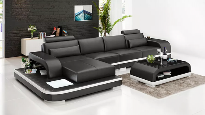 Design living landscape corner sofa upholstered corner suite leather sofa luxury seating suite