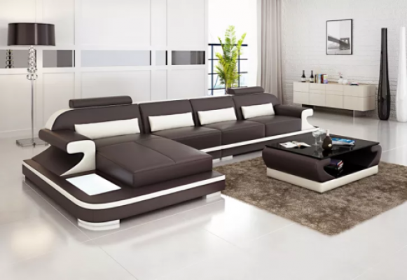 Leather sofa corner couch upholstery suite sofa cushion couch corner set living landscape.
