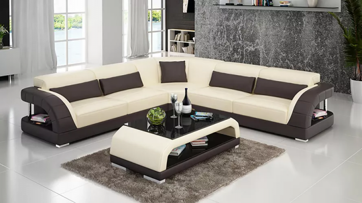 Leather sofa design living room couches affordable upholstered furniture seating suite sofa new