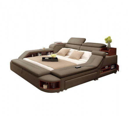 Exclusive Bed Design Upholstered Beds Shelf Safe Safe Deposit Double