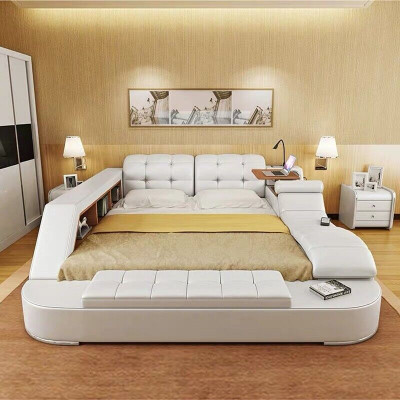 Bed Multifunction - Safe - Heat Lounger - USB - Sound Double Hotel