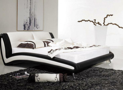 Designer bed, beds, double bed, upholstered bed, bedroom leather bed