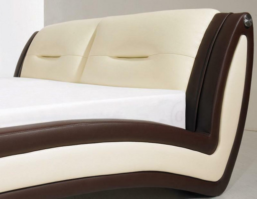Designer bed, beds, double bed, upholstered bed, bedroom leather bed