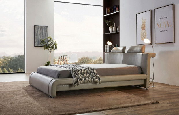 Design double bed leather bed beds bed upholstery leather bedroom marriage