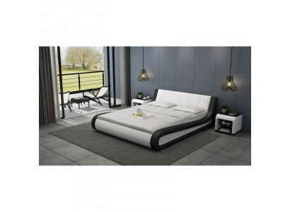 Bed leather bed upholstered bed modern double bedroom double bed beds