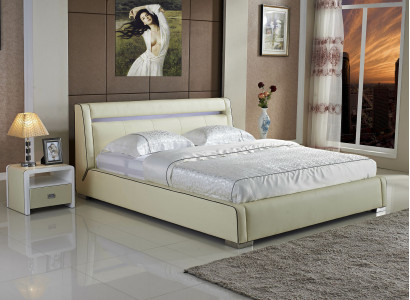 Design beds double luxury marital modern hotel frame sleeping room
