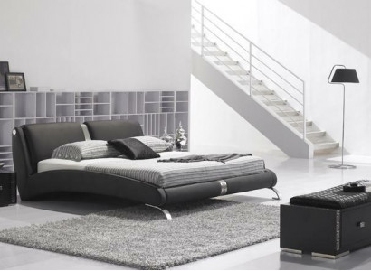 Modern bed upholstered bed double bed designer bed set 180x200cm