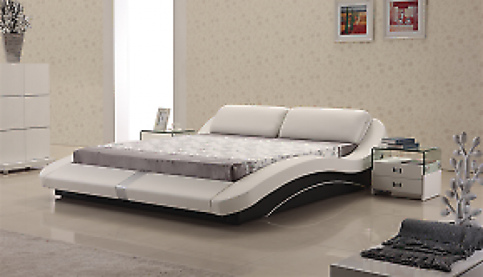Luxury Leather Design Upholstered Beds Double Modern Bed Marriage Decor Exclusive