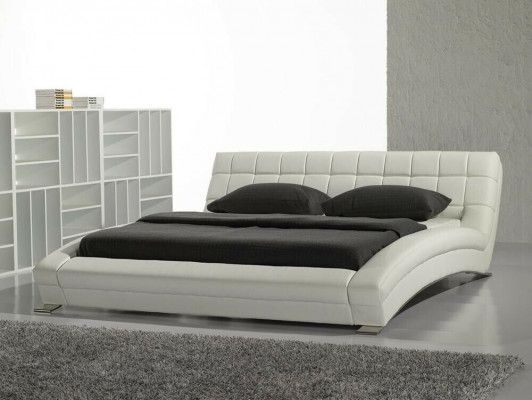 Upholstered bed beds bed upholstery marriage leather textile designer double