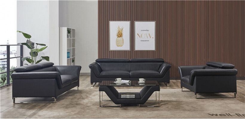 Modern sofas couches upholstery leather 3+2 seater sofa set newly furnished set