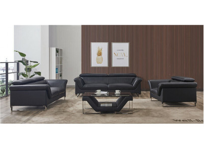 Modern sofas couches upholstery leather 3+2 seater sofa set newly furnished set