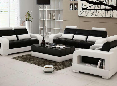 Leather sofa couch sofa set 3+2 set design modern sofa seater sets