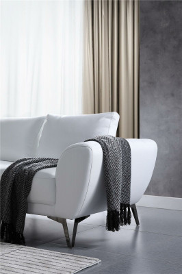 Leather sofa couch living area 3+2 seater suite design modern sofa