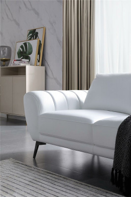Leather sofa couch living area 3+2 seater suite design modern sofa