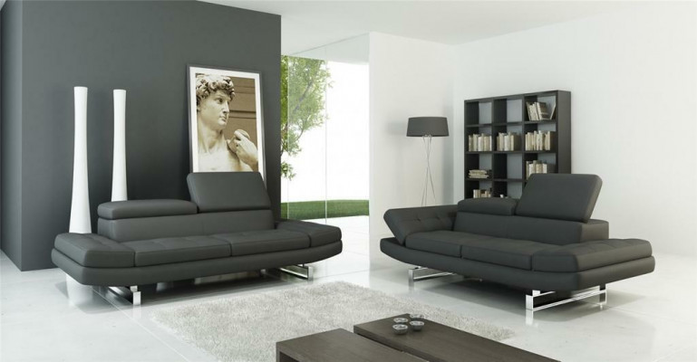 Leather sofa sets, living room landscape, 3+2 seater set, modern design