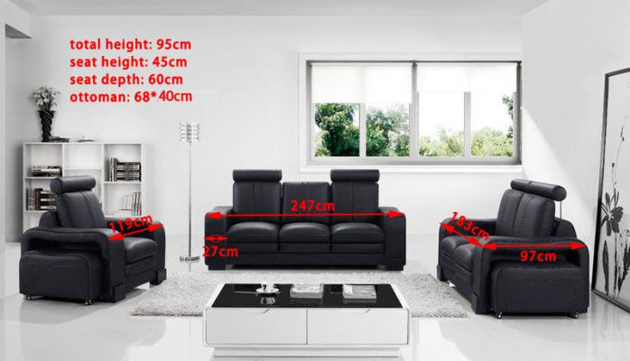 Design two-seater sofas couch upholstery modern decor couches sofa 2-seater