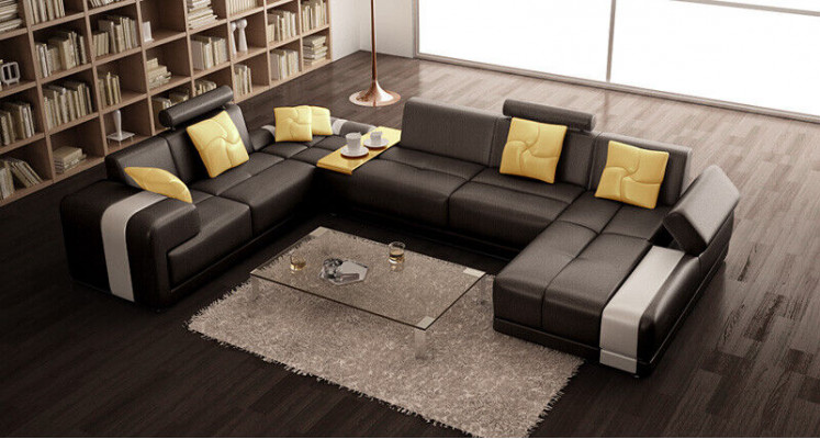 Sofa corner set living landscape U-shape corner couch corner sofa couch set