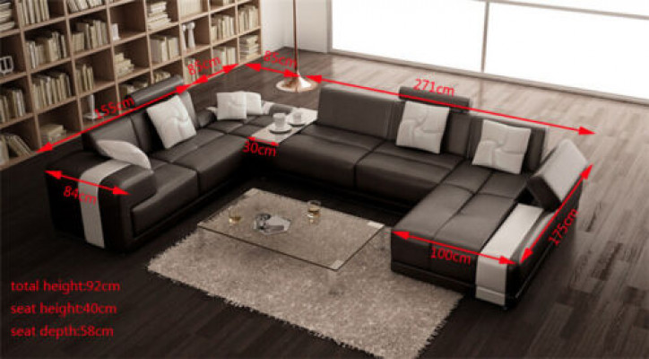 Sofa corner set living landscape U-shape corner couch corner sofa couch set