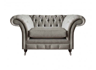 Living room armchair new luxury furniture upholstery seat Chesterfield textile furniture