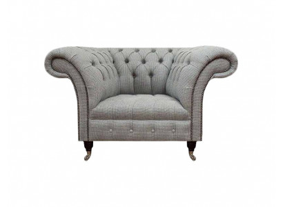 Living room armchair Chesterfield modern design furniture upholstery seating facility