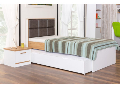 Exclusive children's room wooden bed designer single bed noble children's beds