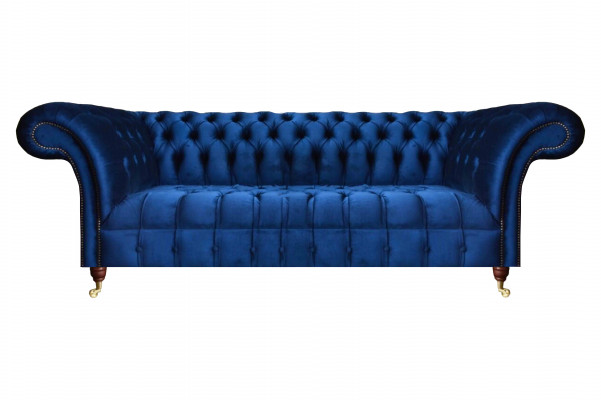 New Modern Two-Seater Sofa Couch Living Room Chesterfield Upholstered Furniture