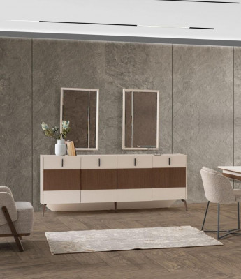 Robust wooden dresser designer sideboard luxurious dining room sideboard