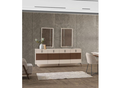 Robust wooden dresser designer sideboard luxurious dining room sideboard