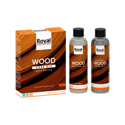 Oranje Royal Wood Care Cleaner Matte Polish Wood Starter Kit Cleaner 2 x 75 ml