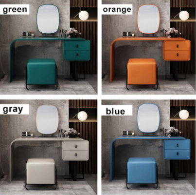 Table modern console mirror dresser vanity bedroom stool consoles