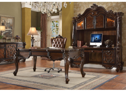 Noble luxury office room set desk + armchair + computer table