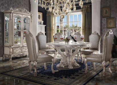 Dining room set dining group wood table tables 7-piece complete set dining table 6x chairs