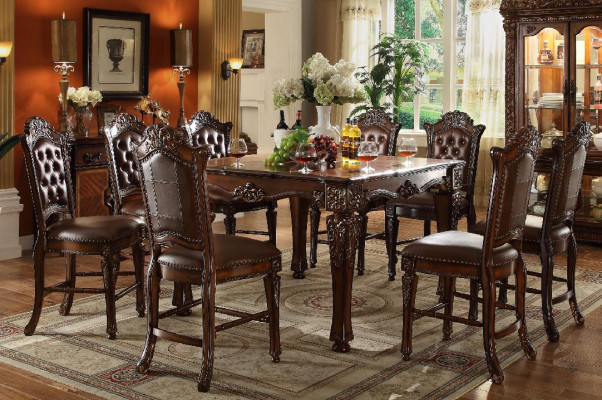 Dining Table with 6 Chairs Dining Room Set Classic Table 7-piece Set