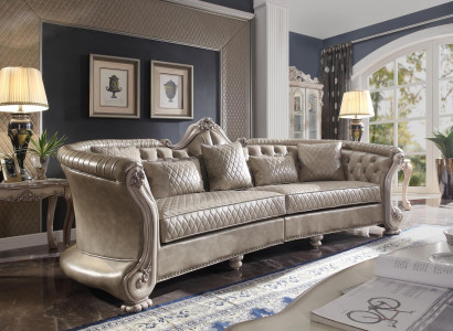 Big XXL Sofa Couch Classic Furniture Upholstered Sofas 4-Seater Baroque Textile Couches