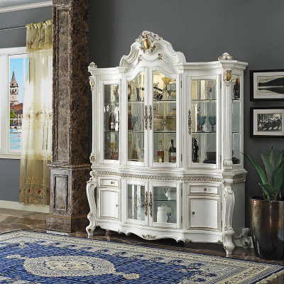 Sideboard Luxury Showcase Display Case Glass Cabinet Antique Style Furniture Baroque