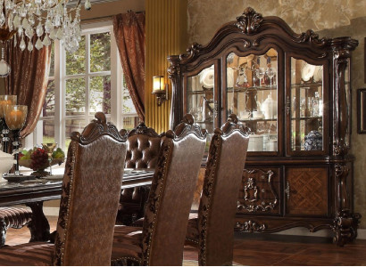 Display cabinet showcase cabinets living room look design Rococo Baroque