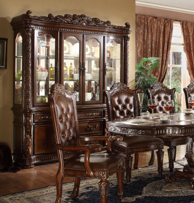 Glass display cabinet home cabinets baroque wall shelf wood vitrine