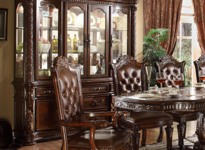 Glass display cabinet home cabinets baroque wall shelf wood vitrine