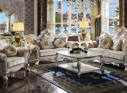 Luxury Sofa Design Couch Upholstery Classic Furniture 3-Seater Three-Seater