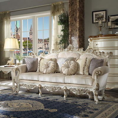 Classic 3 seater couch sofa upholstered decorative sofas couches baroque