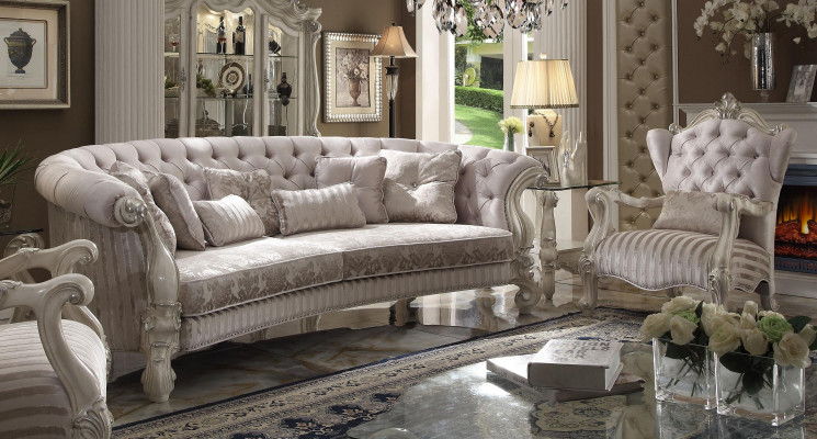 Chesterfield Sofa 4-Seater Couch Upholstery Luxury Classic Textile Sofas Baroque