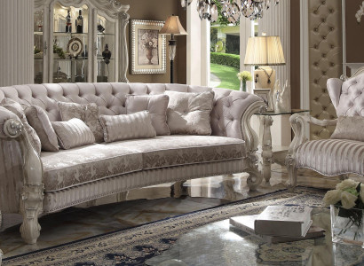Chesterfield Sofa 4-Seater Couch Upholstery Luxury Classic Textile Sofas Baroque