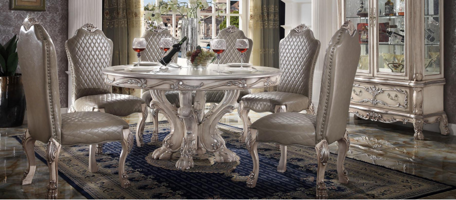Dining room chair armchair set 6x chair without armrests luxury armchair baroque chairs